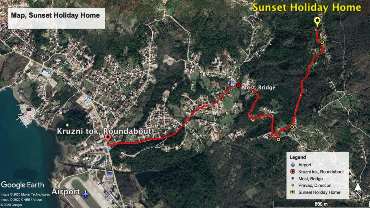 Sunset Holiday Home Tivat Dış mekan fotoğraf
